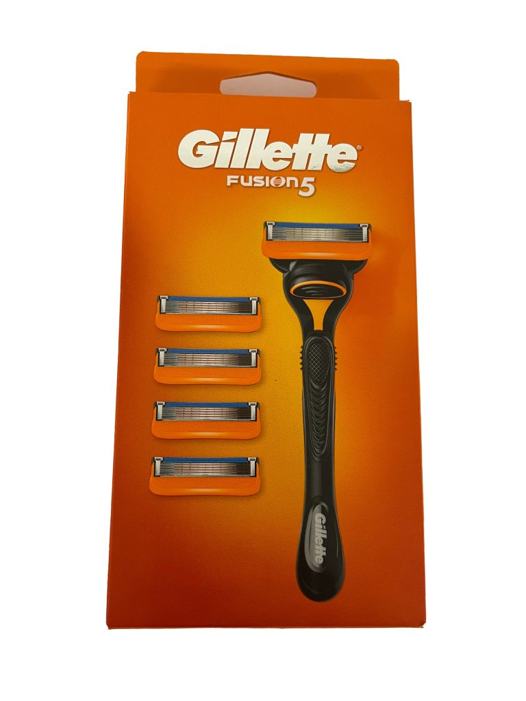 Gillette Fusion5 med 4 extra blad - Lagerpriser